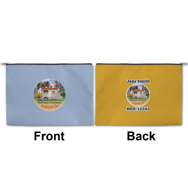 Northern California Airstream Club Large Zipper Pouch Approval (Front and Back)