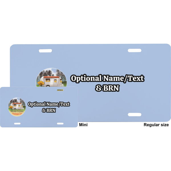 Northern California Airstream Club License Plate - Sizes - Four Holes