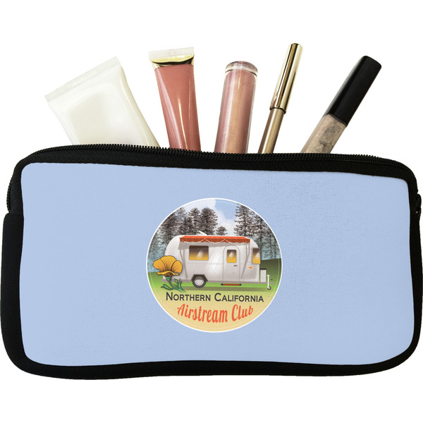 Custom Northern California Airstream Club Makeup / Cosmetic Bag