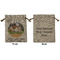 Northern California Airstream Club Burlap Gift Bag - Medium -Double-Sided