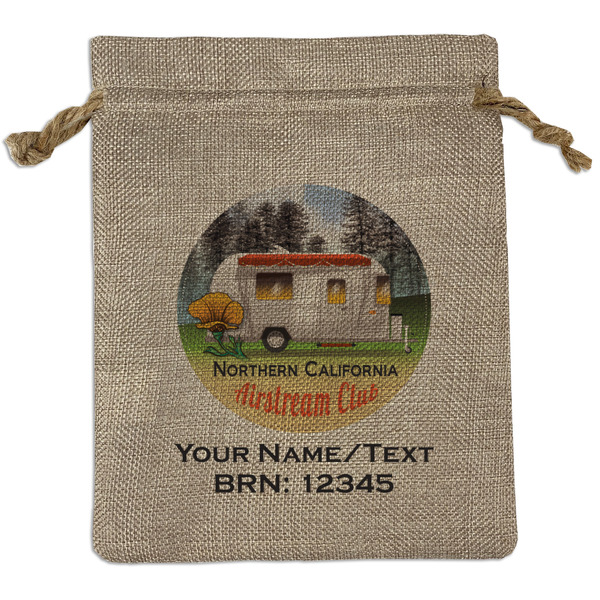 Custom Northern California Airstream Club Burlap Gift Bag