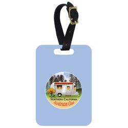 Northern California Airstream Club Metal Luggage Tag