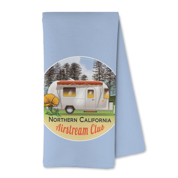 Custom Northern California Airstream Club Kitchen Towel - Microfiber