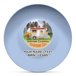 Northern California Airstream Club Microwave Safe Plastic Plate - Composite Polymer