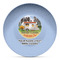 Northern California Airstream Club Microwave Safe Plastic Plate - Composite Polymer