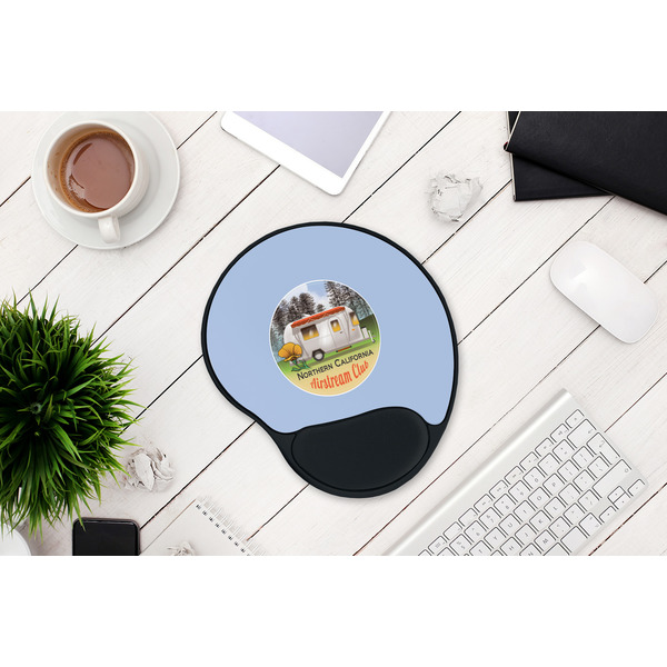 Northern California Airstream Club Mouse Pad with Wrist Rest - LIFESYTLE 1