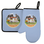 Northern California Airstream Club Left Oven Mitt & Pot Holder Set
