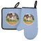 Northern California Airstream Club Left Oven Mitt & Pot Holder Set
