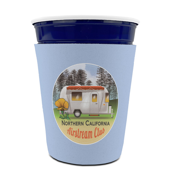 Northern California Airstream Club Party Cup Sleeves - without bottom - Front (On Cup)