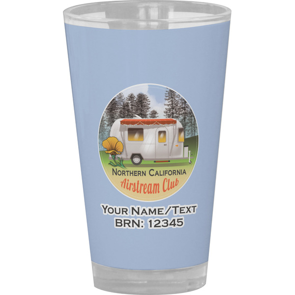 Custom Northern California Airstream Club Pint Glass - Full Color