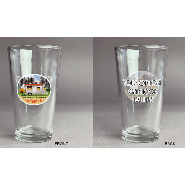 Northern California Airstream Club Pint Glass - Two Content - Approval