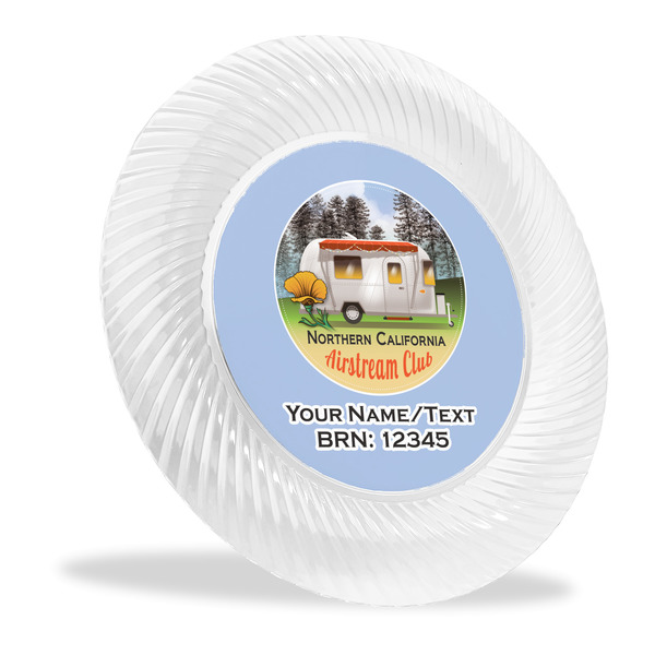 Custom Northern California Airstream Club Plastic Party Dinner Plates - 10"