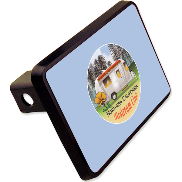 Custom Northern California Airstream Club Rectangular Trailer Hitch Cover - 2"