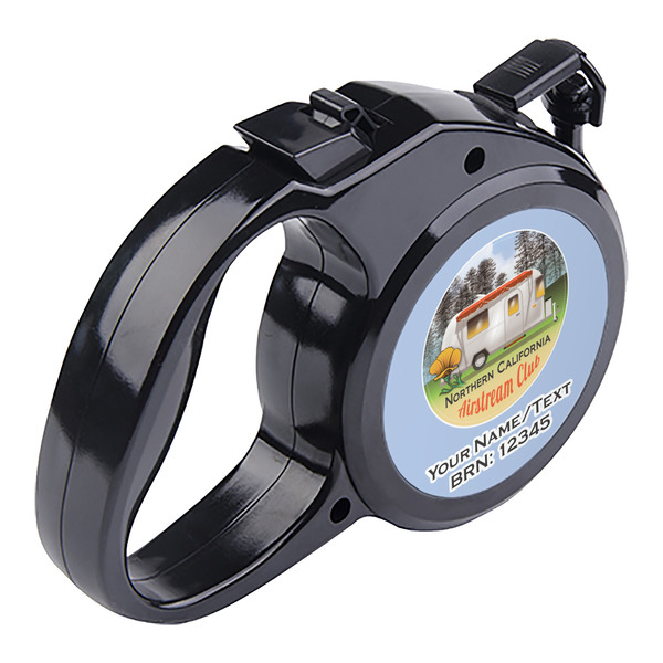 Northern California Airstream Club Retractable Dog Leash - Angle