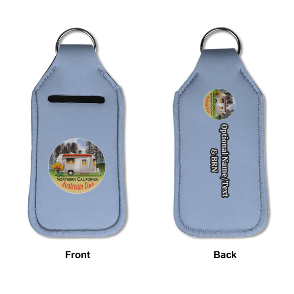 Northern California Airstream Club Sanitizer Holder Keychain - Large APPROVAL (Flat)
