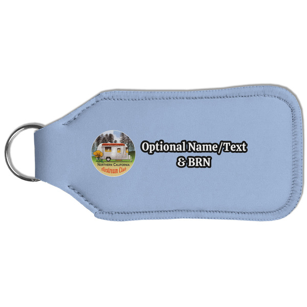 Northern California Airstream Club Sanitizer Holder Keychain - Large (Back)