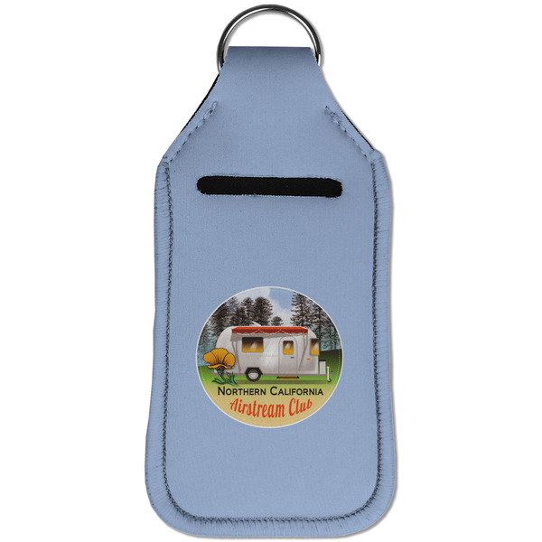 Northern California Airstream Club Sanitizer Holder Keychain - Large (Front)