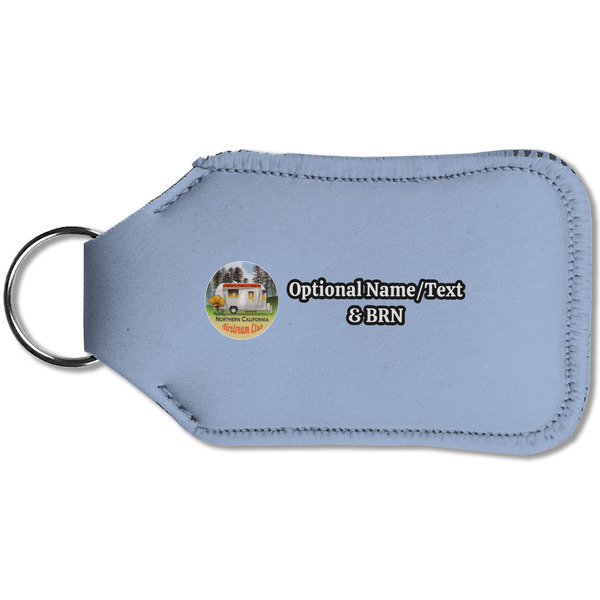 Northern California Airstream Club Sanitizer Holder Keychain - Small (Back)