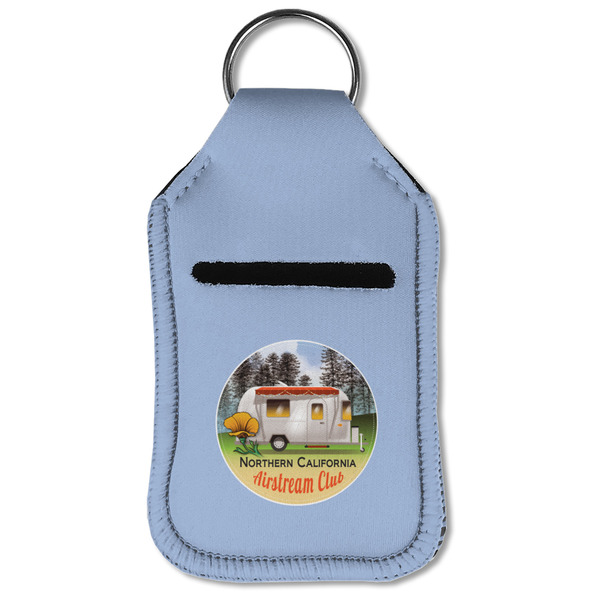Northern California Airstream Club Sanitizer Holder Keychain - Small (Front Flat)