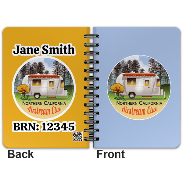 Northern California Airstream Club Spiral Journal 5 x 7 - Apvl