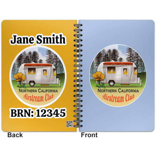 Northern California Airstream Club Spiral Journal 7 x 10 - Apvl