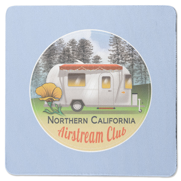 Northern California Airstream Club Square Coaster Rubber Back - Single