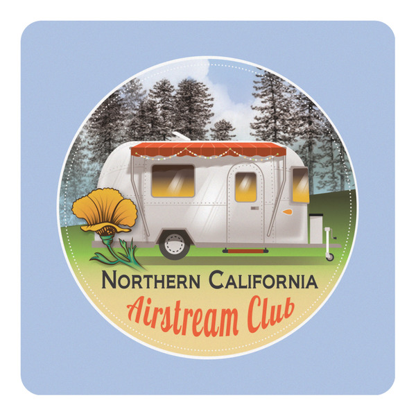 Custom Northern California Airstream Club Square Decal