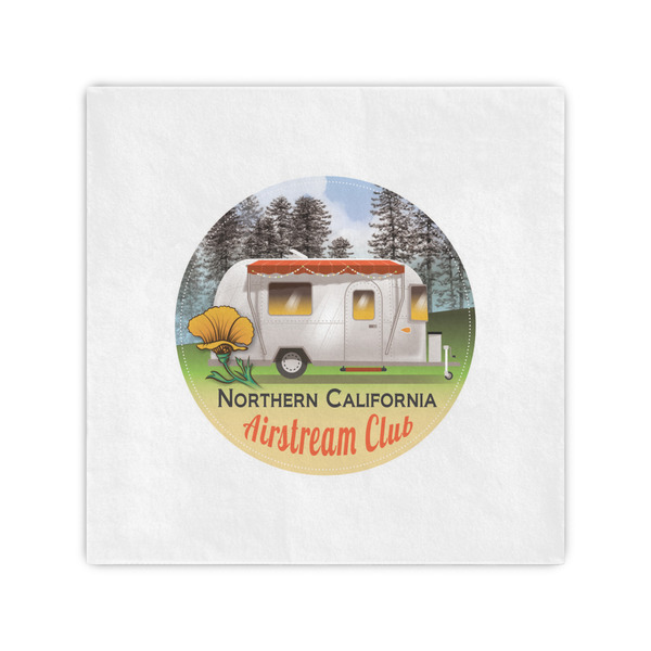 Custom Northern California Airstream Club Cocktail Napkins
