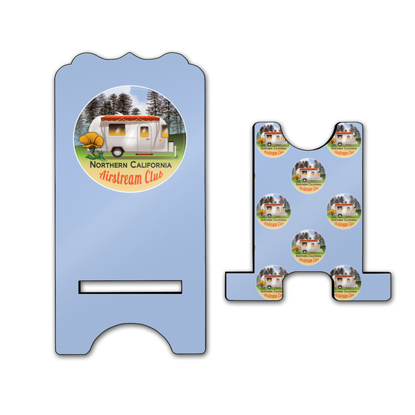 Northern California Airstream Club Stylized Phone Stand - Front & Back - Large