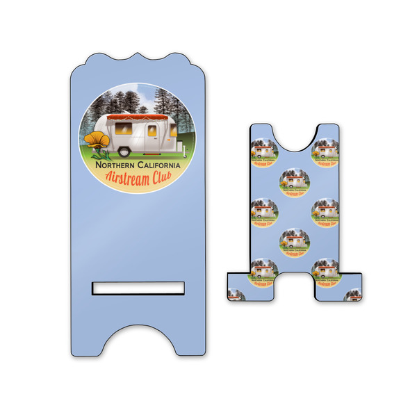 Northern California Airstream Club Stylized Phone Stand - Front & Back - Small