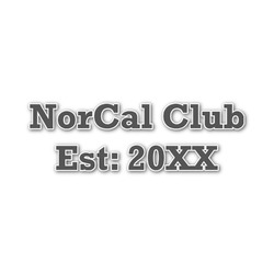Northern California Airstream Club Name/Text Decal - Custom Sizes