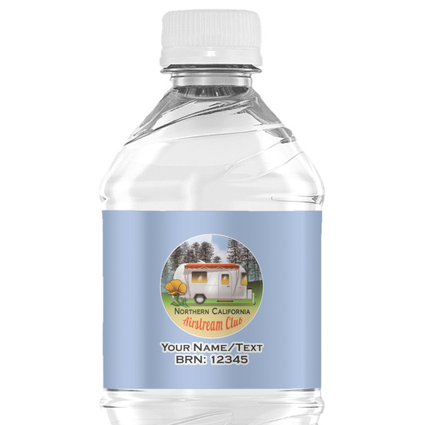 Custom Northern California Airstream Club Water Bottle Labels - Custom Sized