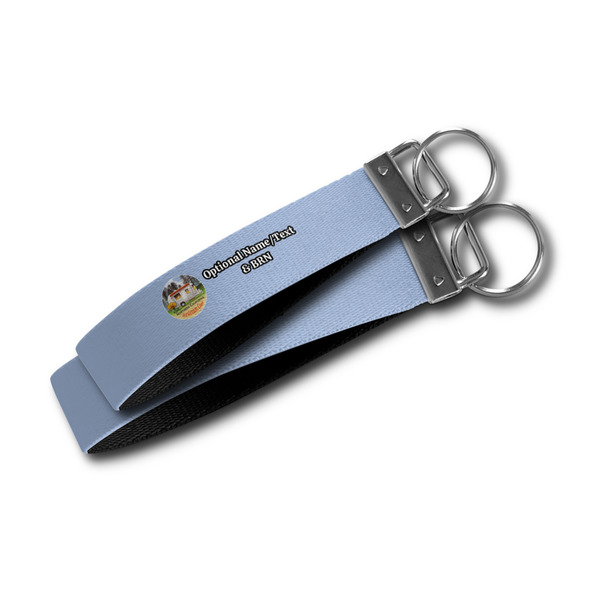 Northern California Airstream Club Webbing Keychain FOBs - Size Comparison