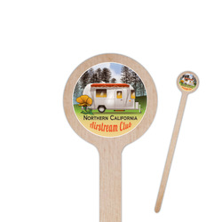 Northern California Airstream Club Round Wooden Stir Sticks