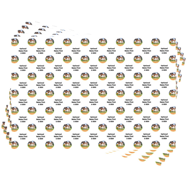 Northern California Airstream Club Wrapping Paper - Front & Back - Sheets Stack