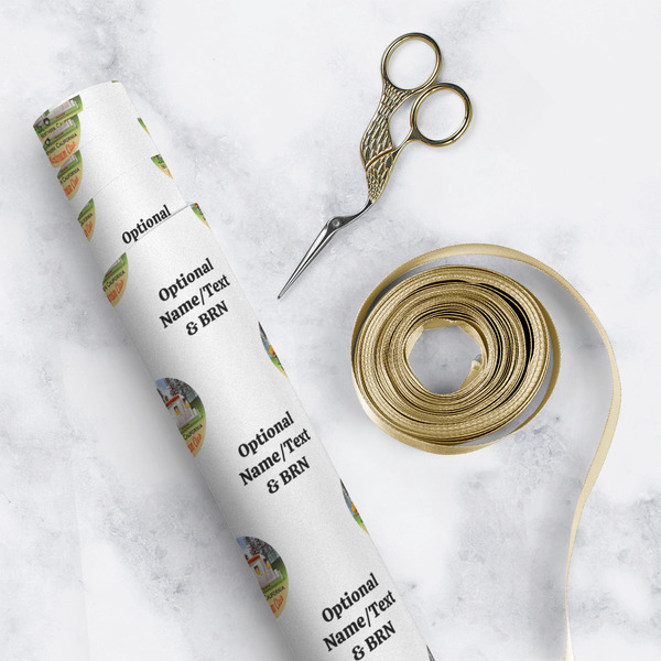 Northern California Airstream Club Wrapping Paper Roll - Matte - In Context