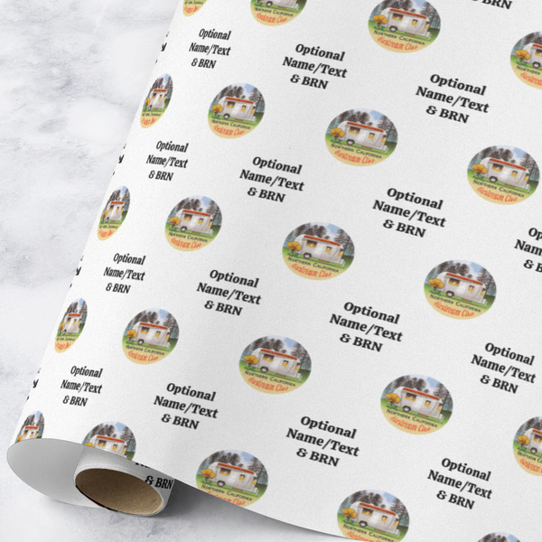 Custom Northern California Airstream Club Wrapping Paper Roll - Large - Matte
