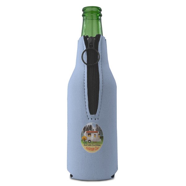 Northern California Airstream Club Zipper Bottle Cooler - BACK (bottle)