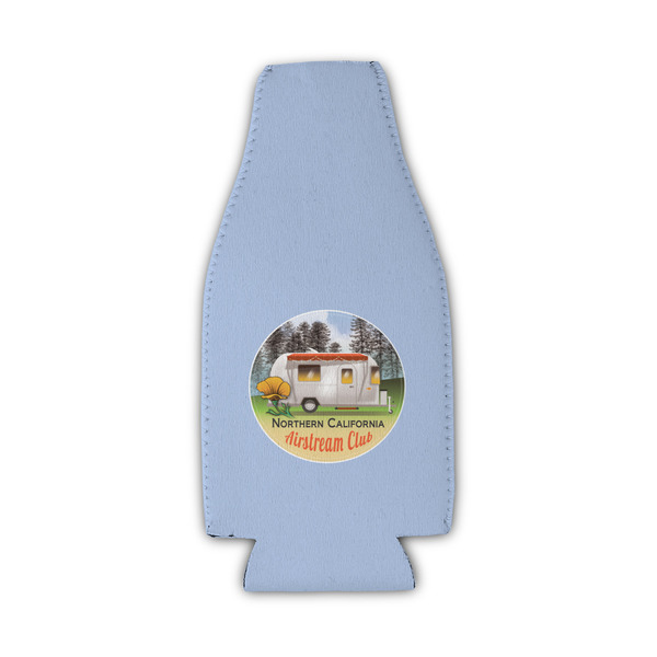 Custom Northern California Airstream Club Zipper Bottle Cooler - Single