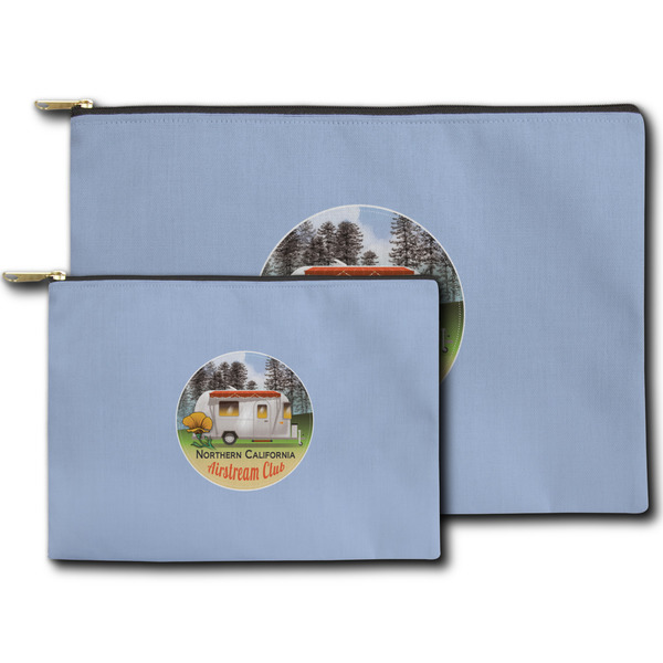 Northern California Airstream Club Zippered Pouches - Size Comparison