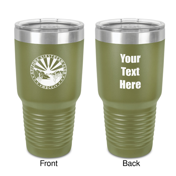 Custom Arizona Airstream Club 30 oz Stainless Steel Tumbler - Olive - Double-Sided