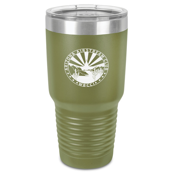 Custom Arizona Airstream Club 30 oz Stainless Steel Tumbler - Olive - Single-Sided