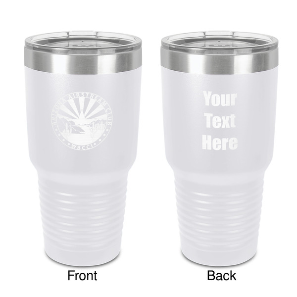 Custom Arizona Airstream Club 30 oz Stainless Steel Tumbler - White - Double-Sided