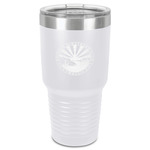 Arizona Airstream Club 30 oz Stainless Steel Tumbler - White - Single-Sided