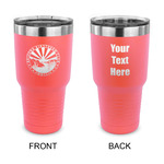 Arizona Airstream Club 30 oz Stainless Steel Tumbler - Coral - Double-Sided