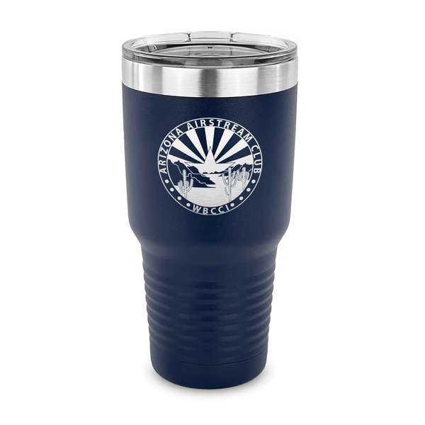 Arizona Airstream Club 30 oz Stainless Steel Ringneck Tumblers - Navy - FRONT