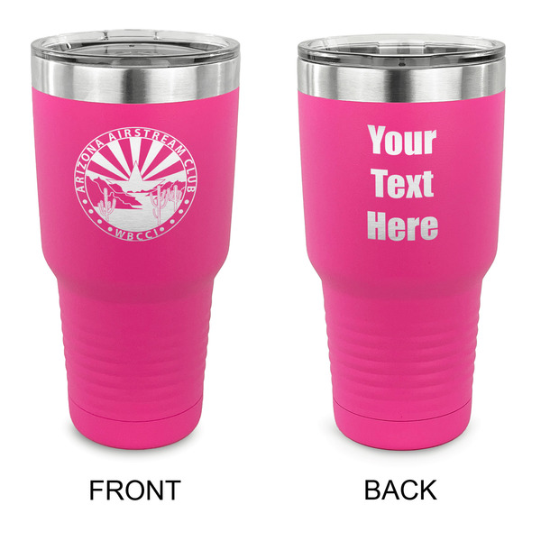 Custom Arizona Airstream Club 30 oz Stainless Steel Tumbler - Pink - Double-Sided