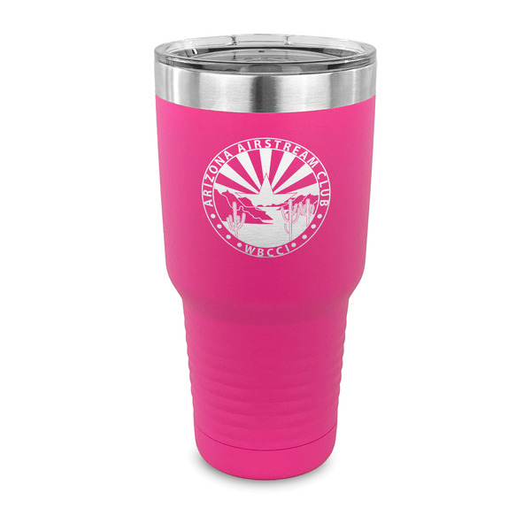 Custom Arizona Airstream Club 30 oz Stainless Steel Tumbler - Pink - Single-Sided