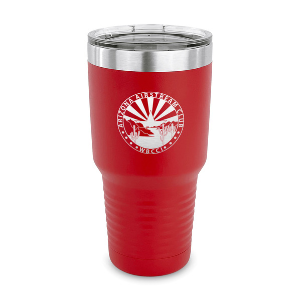Custom Arizona Airstream Club 30 oz Stainless Steel Tumbler - Red - Single-Sided