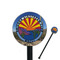 Arizona Airstream Club 5.5" Round Plastic Stir Sticks - Black - Single-Sided